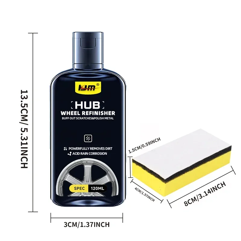 Kit pulido cubo de rueda + eliminador óxido y arañazos universal - imagen 2