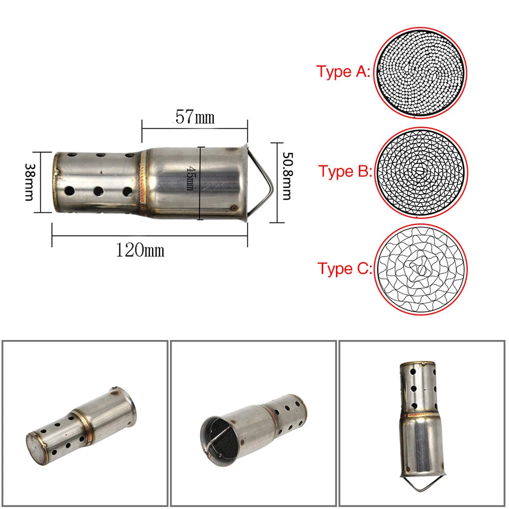 DB Killer universal para escape moto – 50,8-60mm - imagen 4