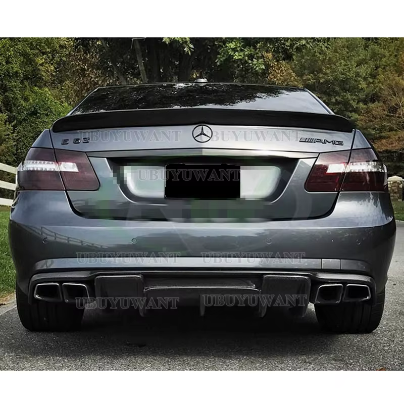 Alerón trasero Mercedes-Benz Clase E W212 2008-2015, fibra de carbono - imagen 5