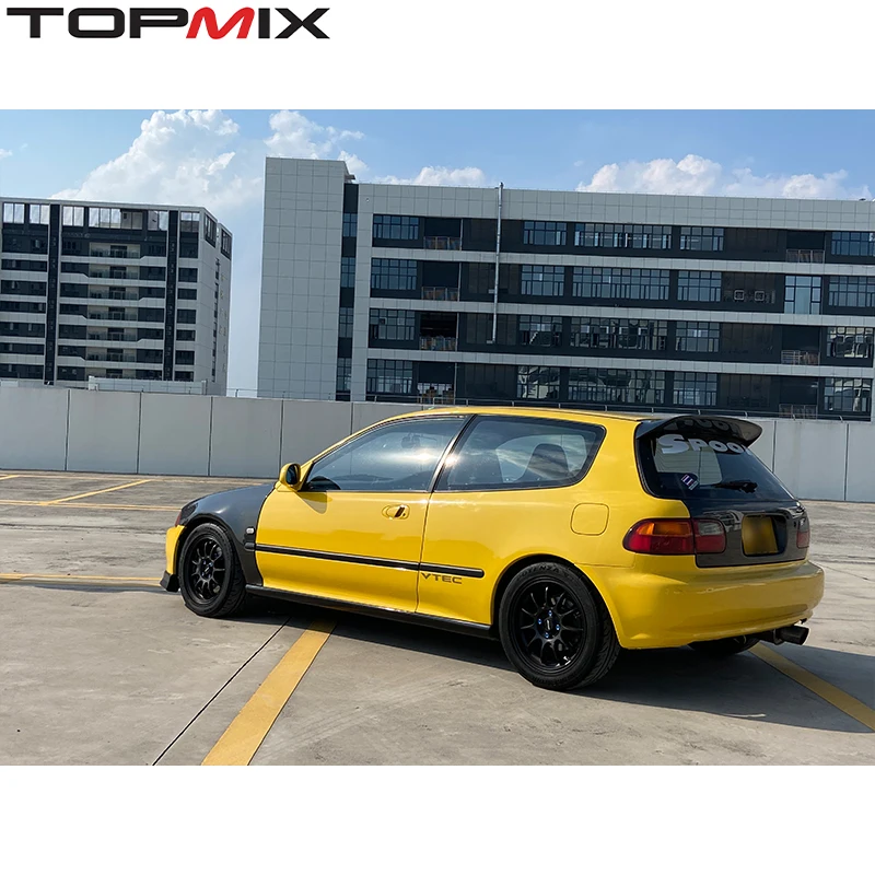 Kit guardabarros fibra de carbono estilo OEM Honda Civic EG 1991-1995 - imagen 5