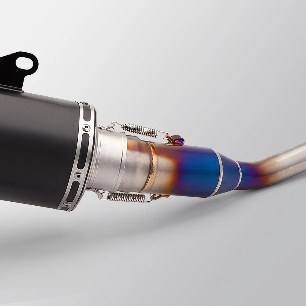 Colector escape + silenciador Honda Forza 300 125cc 2021-2022 azul - imagen 3