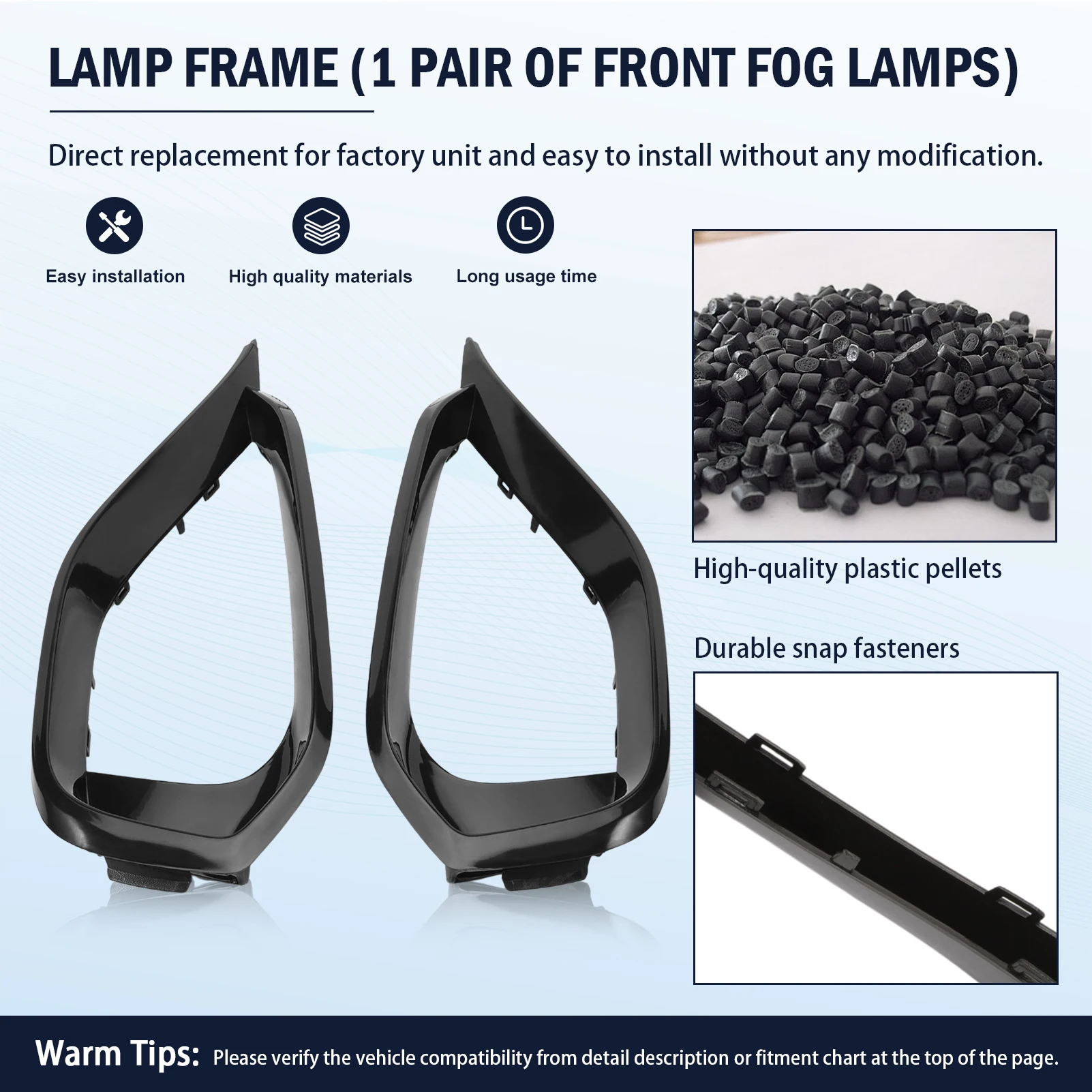 51117294839 2 uds cubierta embellecedora de luz antiniebla delantera para 428i/435i 2014-2016, 430i/440i 2017-2018, M4 2015-2017 51117294840