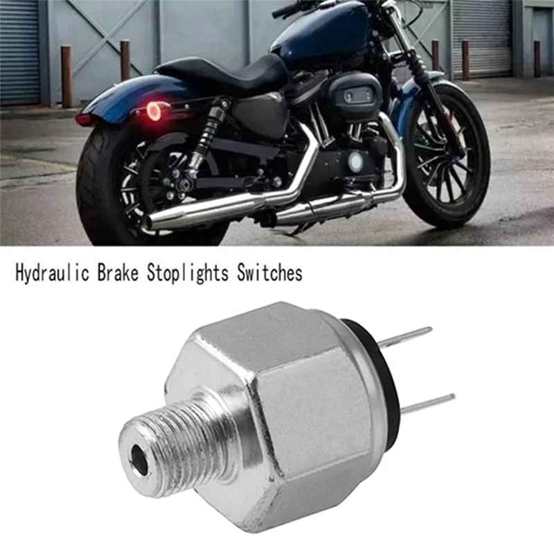 Interruptor luz freno hidráulico 10mm para Harley Davidson Sportster - imagen 2