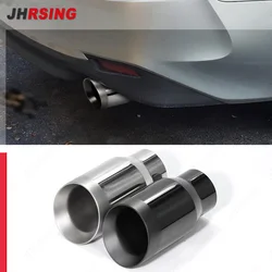 Tubo de escape de acero inoxidable con salida inclinada tuning