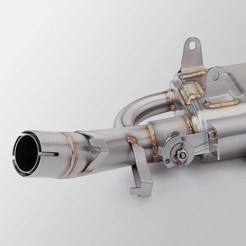 QJMOTOR Escape QJ800GS-G – Tubo frontal para silenciador original - imagen 5
