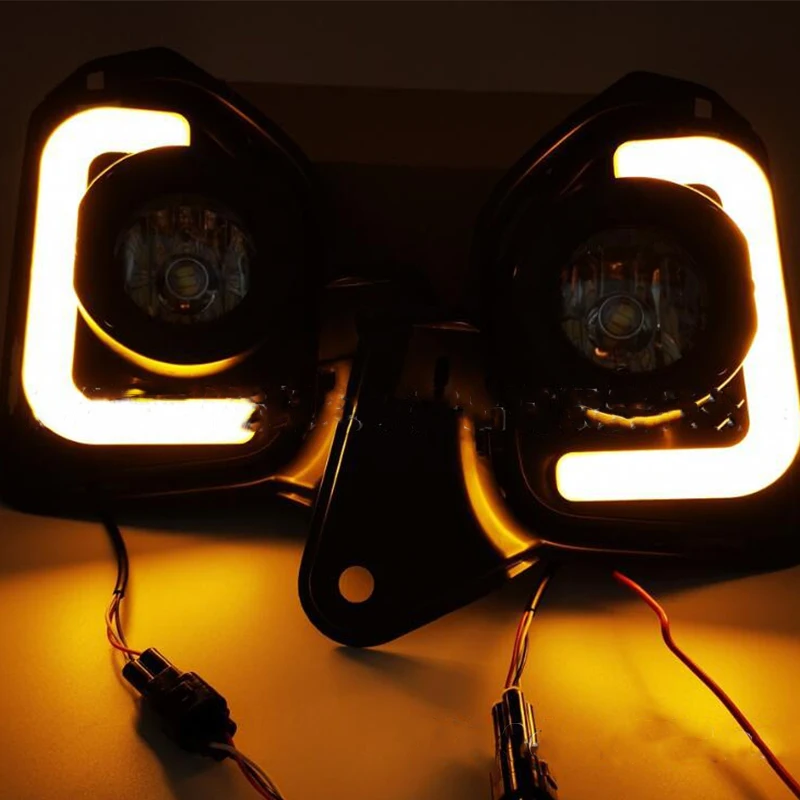 Toyota Hiace Luz diurna LED DRL con giro amarillo impermeable - imagen 5