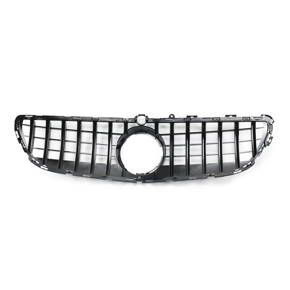 Rejilla para mercedes-benz Clase C W218 2015-2018 años modificación de parrilla de carreras estilo deportivo accesorios para automóviles parachoques delantero de coche - imagen 4