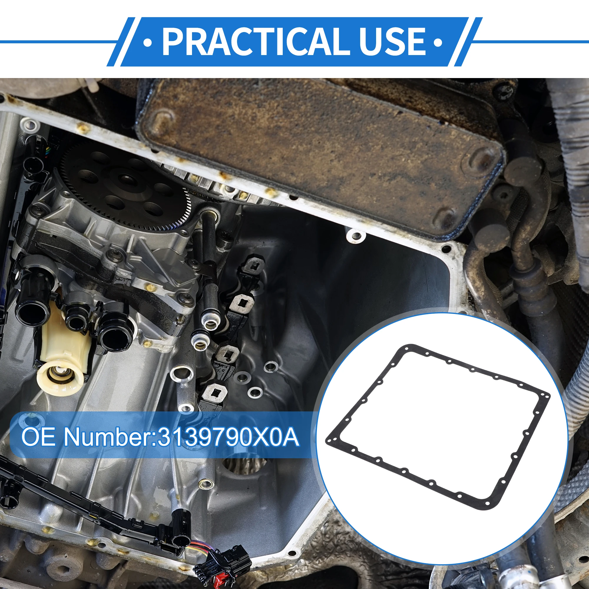 X Autohaux No.3139790X0A junta de cárter de aceite de filtro de transmisión de coche para Nissan Armada 5.6L 2008-2015 para Nissan 350Z 3.5L 2008-2009 - imagen 3