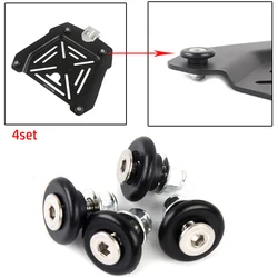 Bolsa equipaje trasera para moto universal negra
