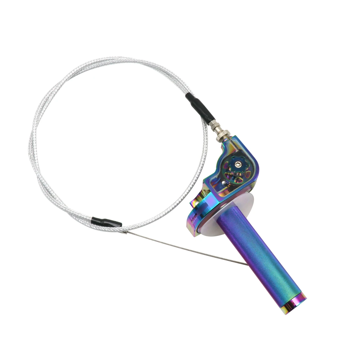 ZS Racing-Acelerador de giro rápido para motocicleta, empuñadura de Control de acelerador de aceite y combustible, CNC de aluminio, Multicolor, 7/8 pulgadas - imagen 4