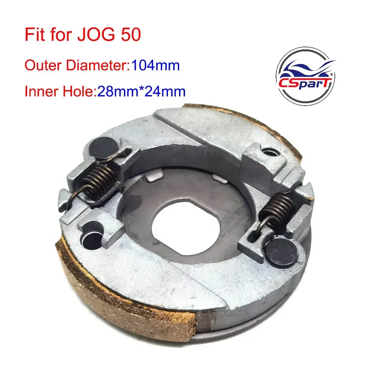Disco de embrague 104mm motor 1P40QMB – Cuatrimoto 50cc 2 tiempos