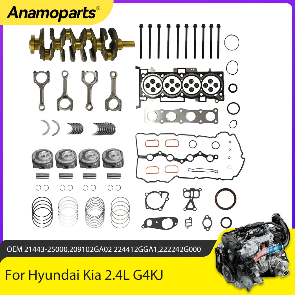 Kit bielas cigüeñal G4KJ 2.4L Hyundai Tucson Kia Sportage
