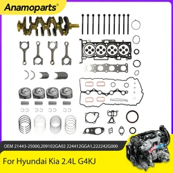 Kit bielas cigüeñal G4KJ 2.4L Hyundai Tucson Kia Sportage