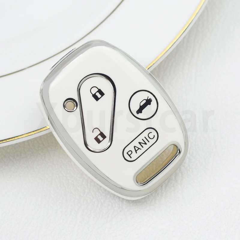 Carcasa TPU llave coche Honda Accord CR-V Civic Jazz con botones - imagen 4