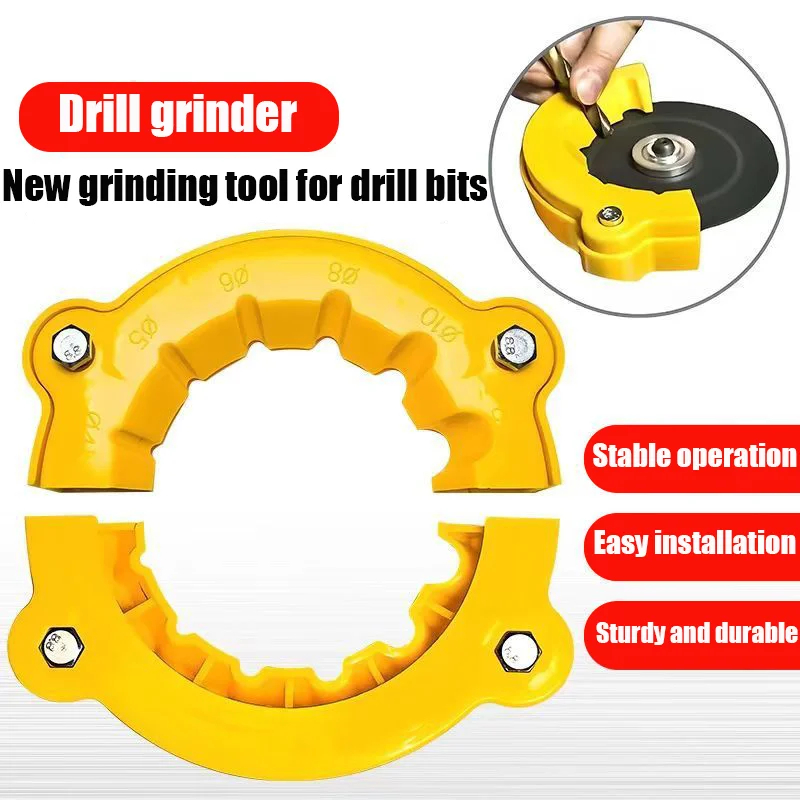 Afilador de brocas 4-12 mm compatible con amoladora angular