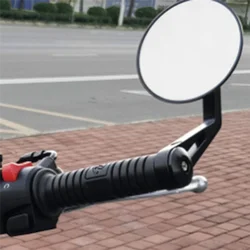 Espejo retrovisor de extremo de manillar para moto
