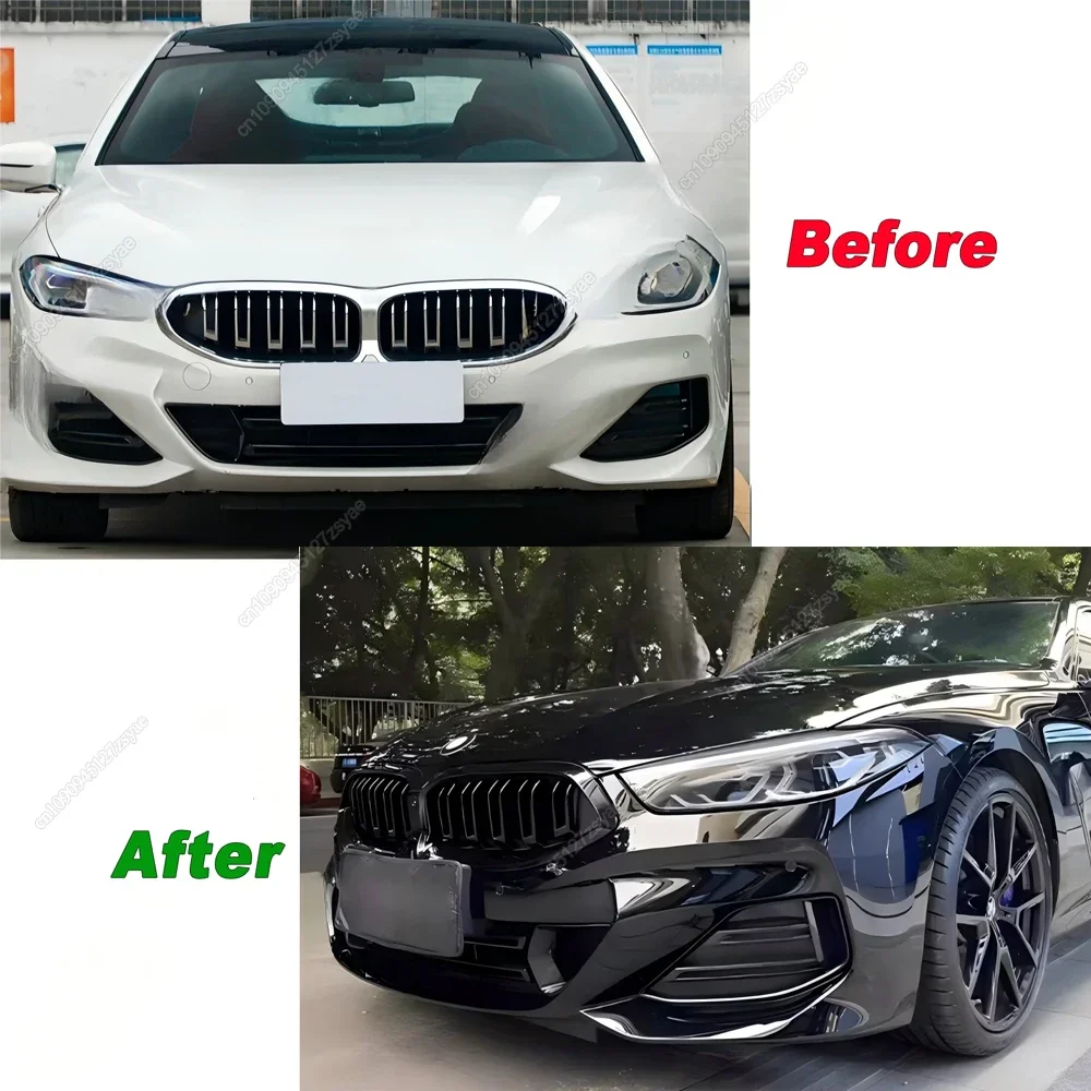 Parrilla deportiva ABS negra BMW 8 Series G14 G15 M-Sport 2022-2024 - imagen 3