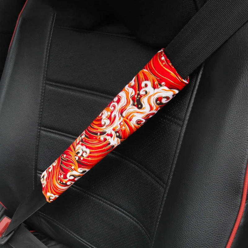 Accesorio de felpa para el hombro del cinturón de seguridad