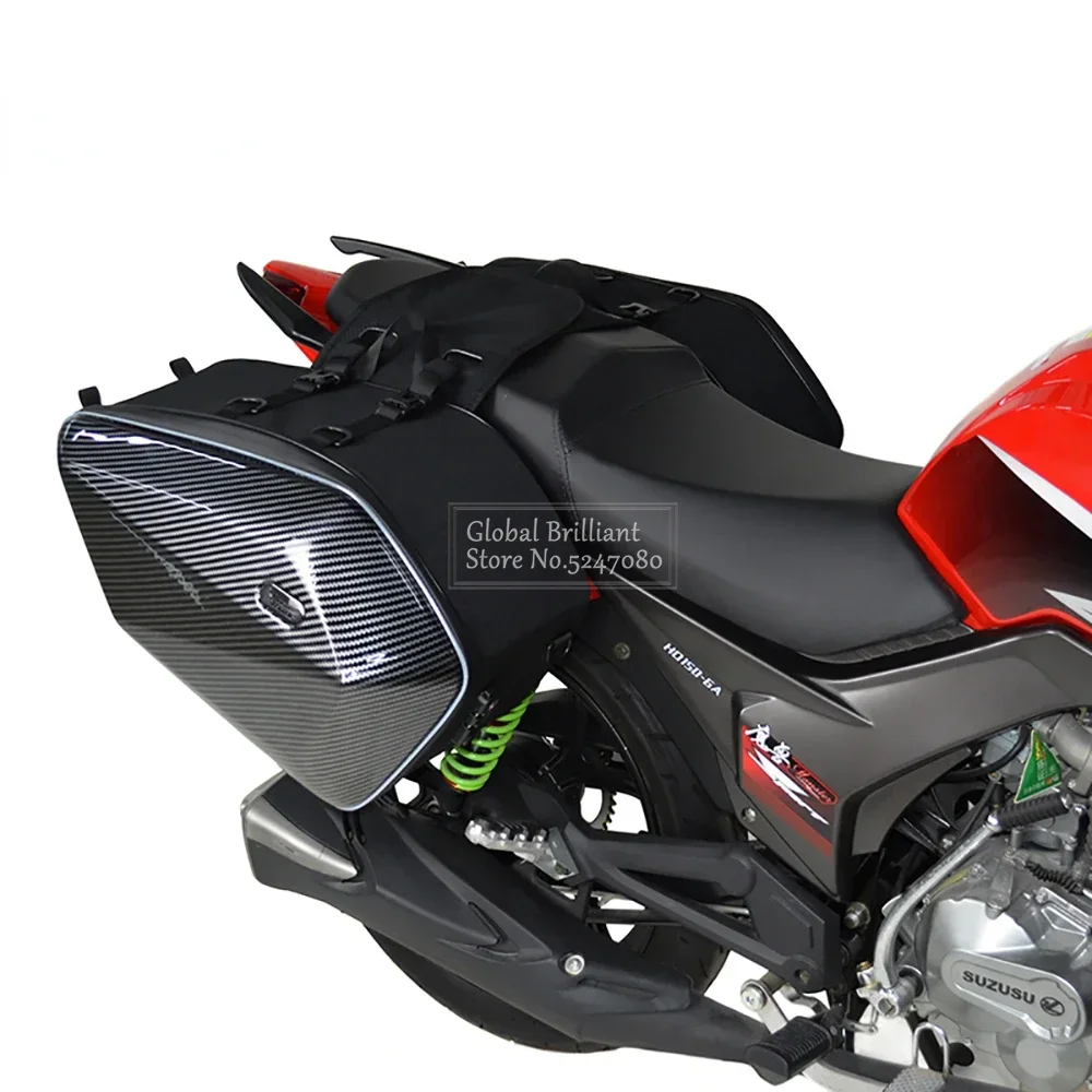 Maleta lateral rígida e impermeable para moto, expandible - imagen 2