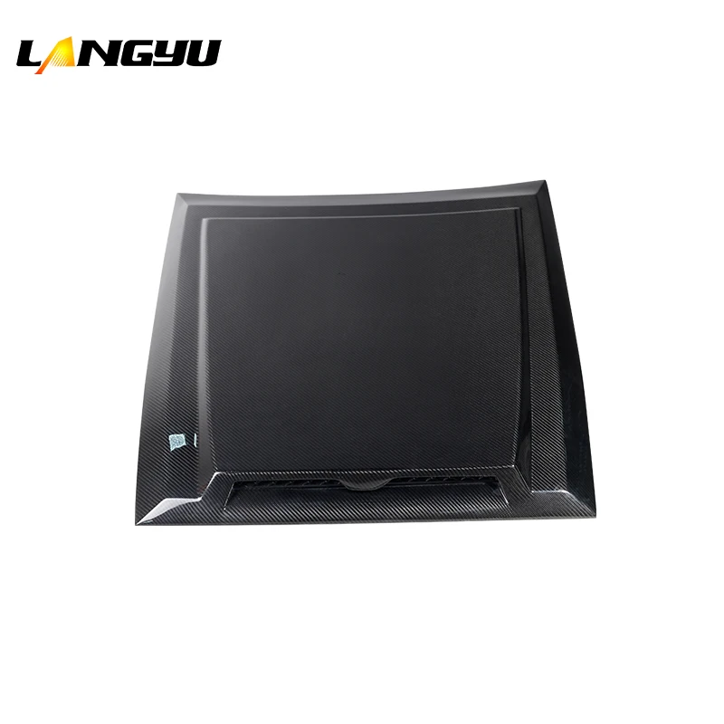 Langyu cubierta motor fibra carbono – Land Rover Defender 90/110 - imagen 4