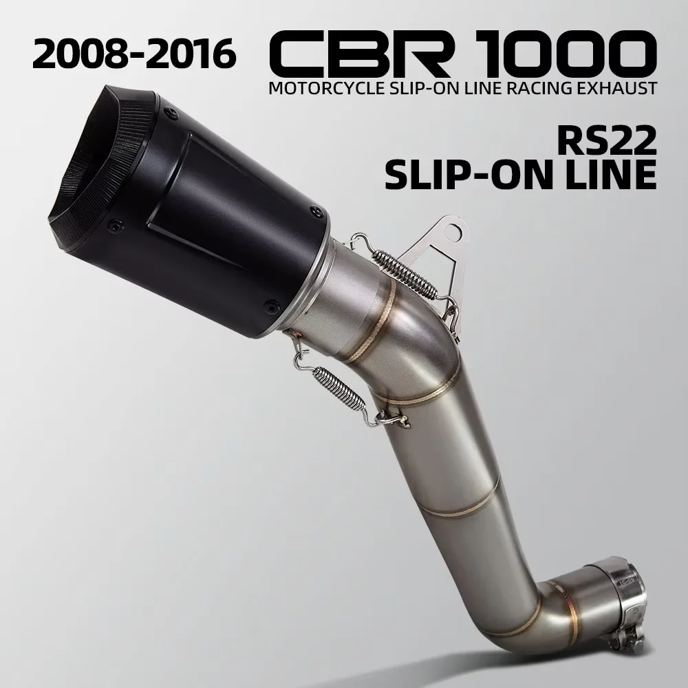 Escape slip-on con adaptador para Honda CBR1000RR 2008-2016