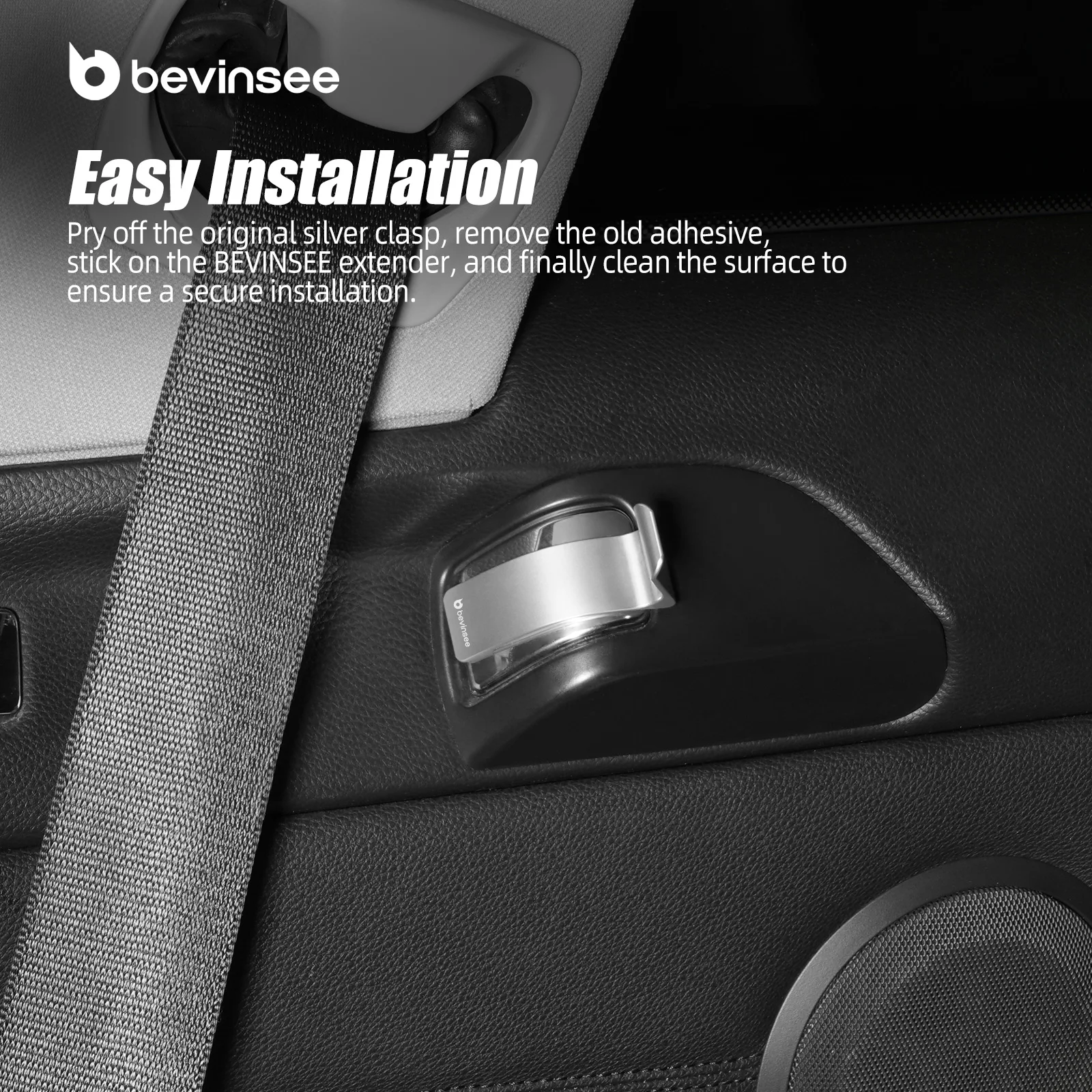 Bevinsee Extensor de cinturón para BMW Serie 3 E92 (2005-2013) - imagen 3