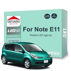 Luz matrícula interior LED Canbus para Nissan Note E11 (2005-2012)