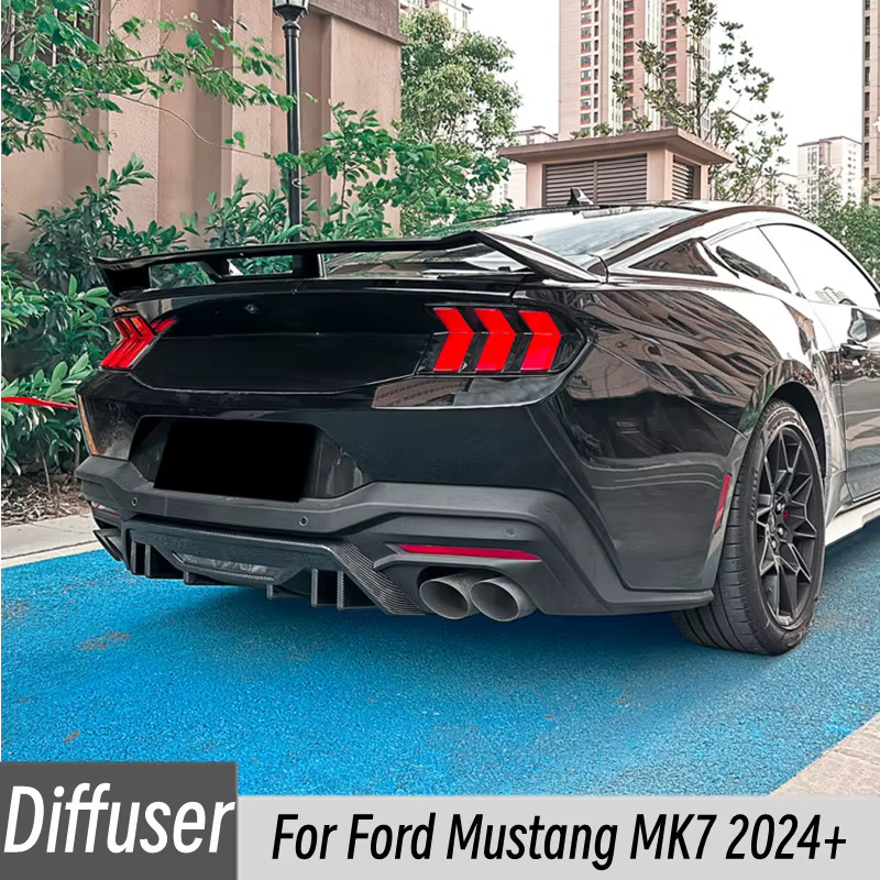 Difusor trasero Monjaro Tuning para Ford Mustang 2024