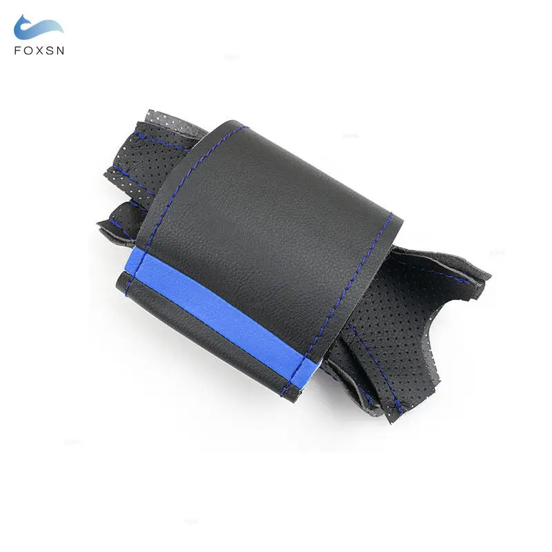 Funda de volante de cuero cosida a mano Mercedes-Benz A/C/E/S/G - imagen 2