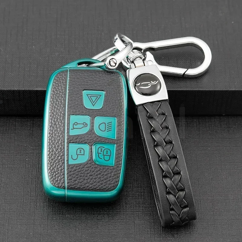 Funda de llave TPU efecto cuero para Land Rover y Jaguar - imagen 4