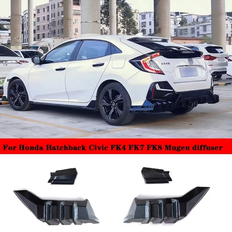 Alerón trasero y difusor Honda Civic 10ª gen hatchback FK4 FK7 - imagen 5