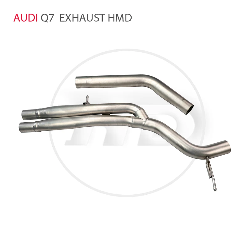 HMD Catback de acero inoxidable para Audi Q7 con válvula y resonador - imagen 3