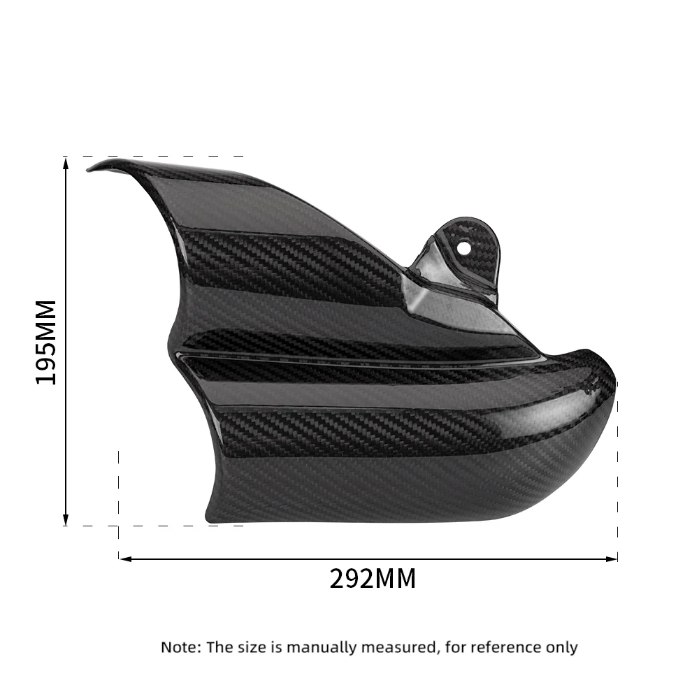 Placa protectora de fibra de carbono para Triumph Rocket 3 R - imagen 5
