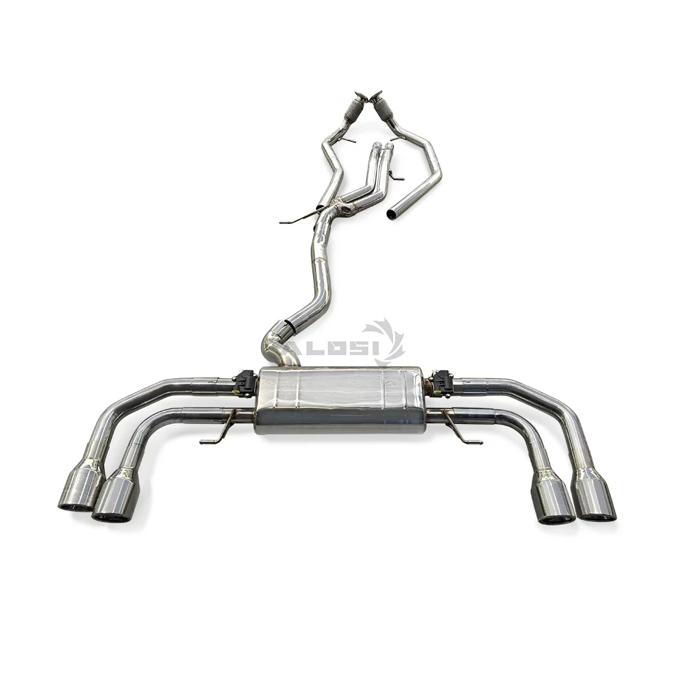 Silenciador escape catback Deportivo Audi Q7 3.0 T 2016-2020 acero inoxidable - imagen 5
