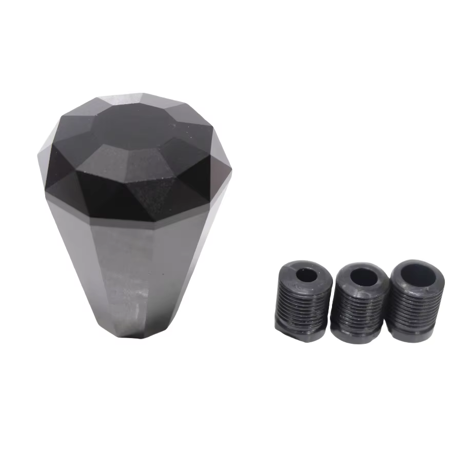 Perilla de cambios en aluminio diamante estilo carreras – Universal - imagen 4