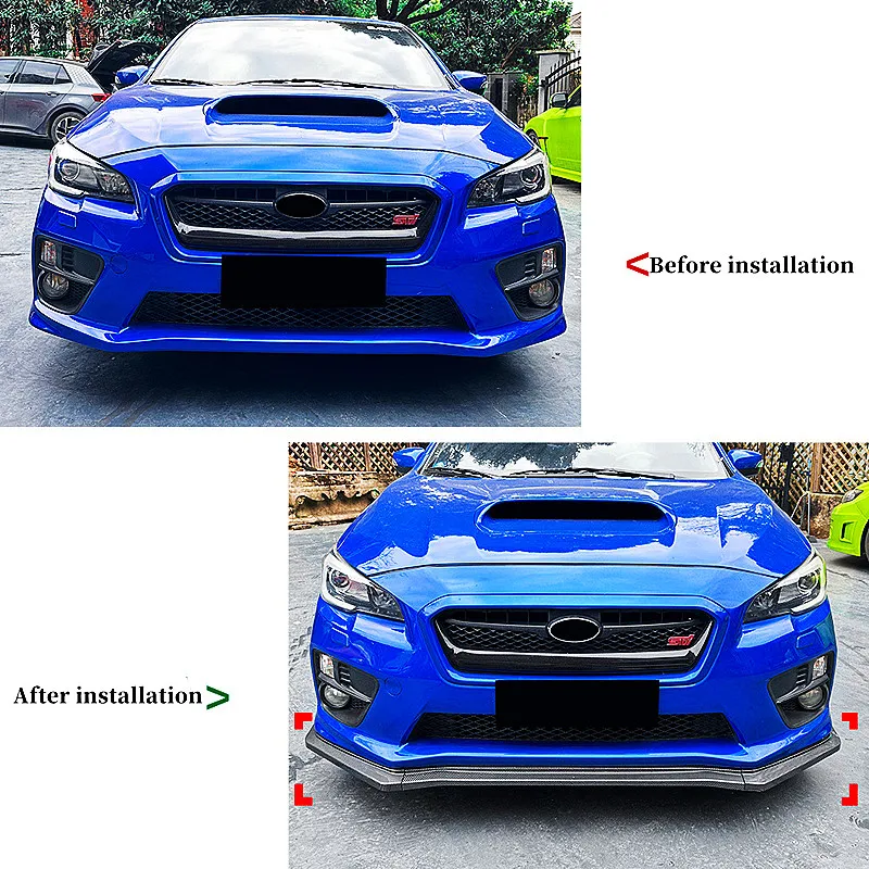 Divisor parachoques spliter Subaru WRX STI VA 2015-2021 - imagen 3