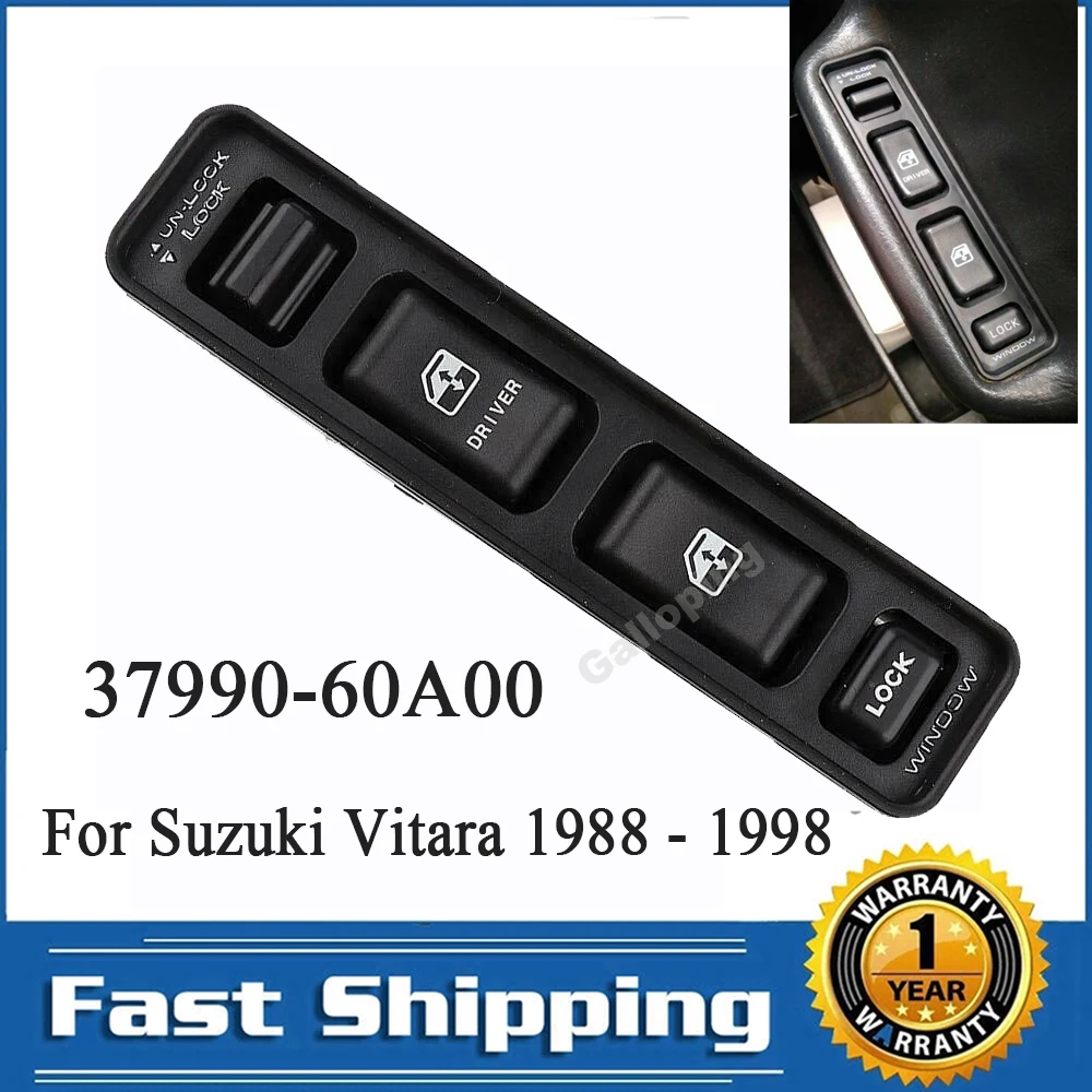 Botón elevalunas eléctrico para Suzuki Vitara (1988-1999)