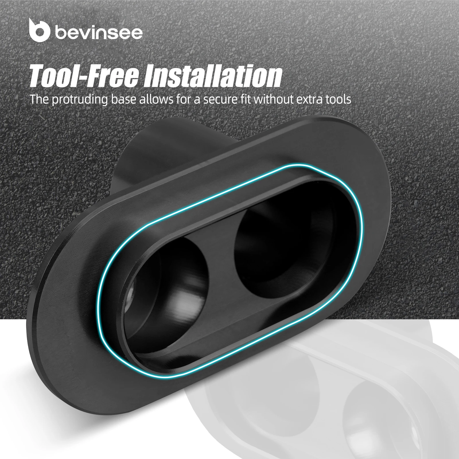 Adaptador blaster de nogal BEVINSEE para limpieza de carbono 3.0 TFSI - imagen 2