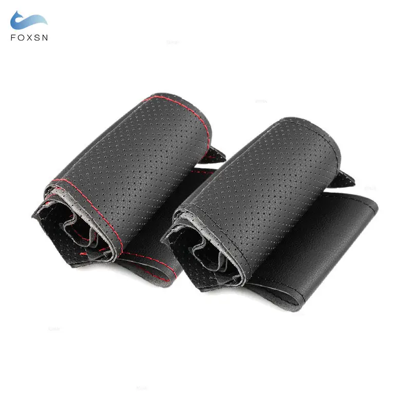 Funda volante cuero cosido a mano – Mercedes-Benz Clase S W221/CL C216 perforada - imagen 2
