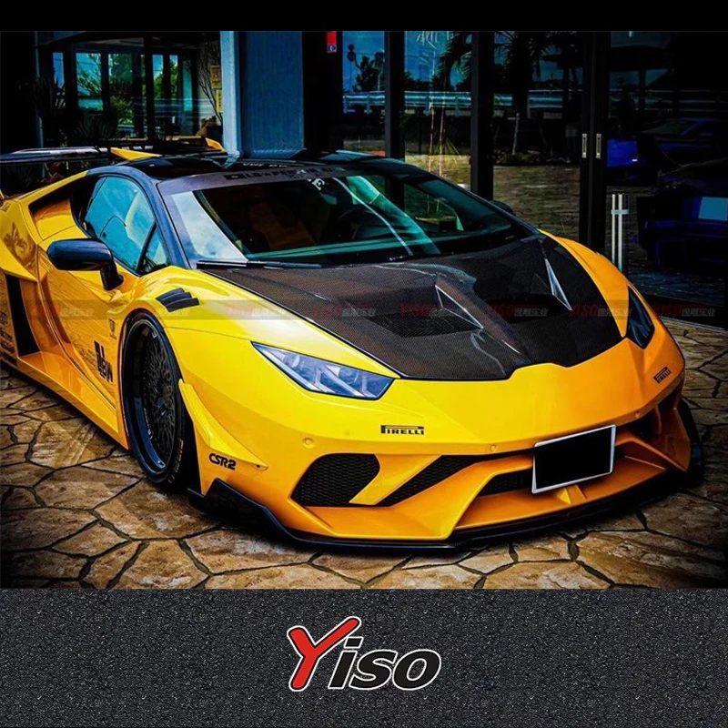 Capó fibra de carbono Lamborghini Huracán LP580-610 estilo LB - imagen 3
