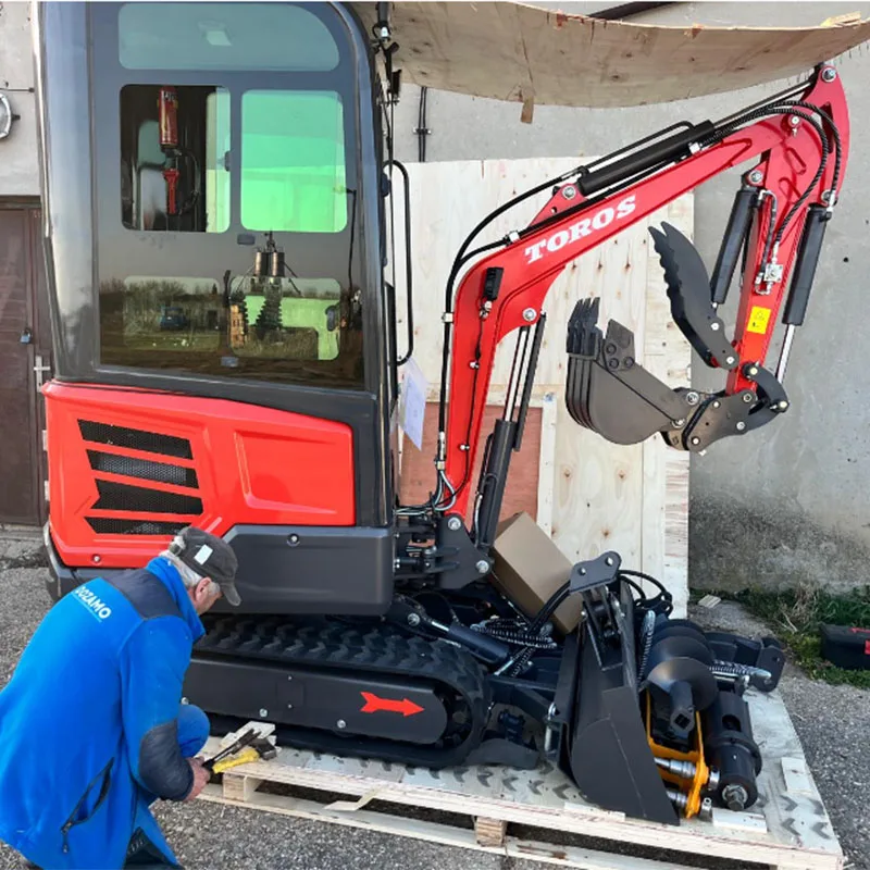 Miniexcavadora de orugas personalizada para granja y jardín motor EPA - imagen 2