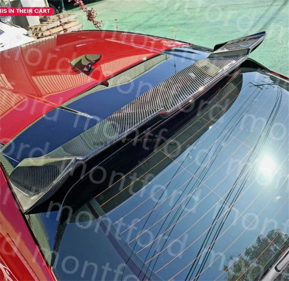 Alerón de portón FRP efecto carbono – Mazda 3 Hatchback BP 2019-2024 - imagen 3