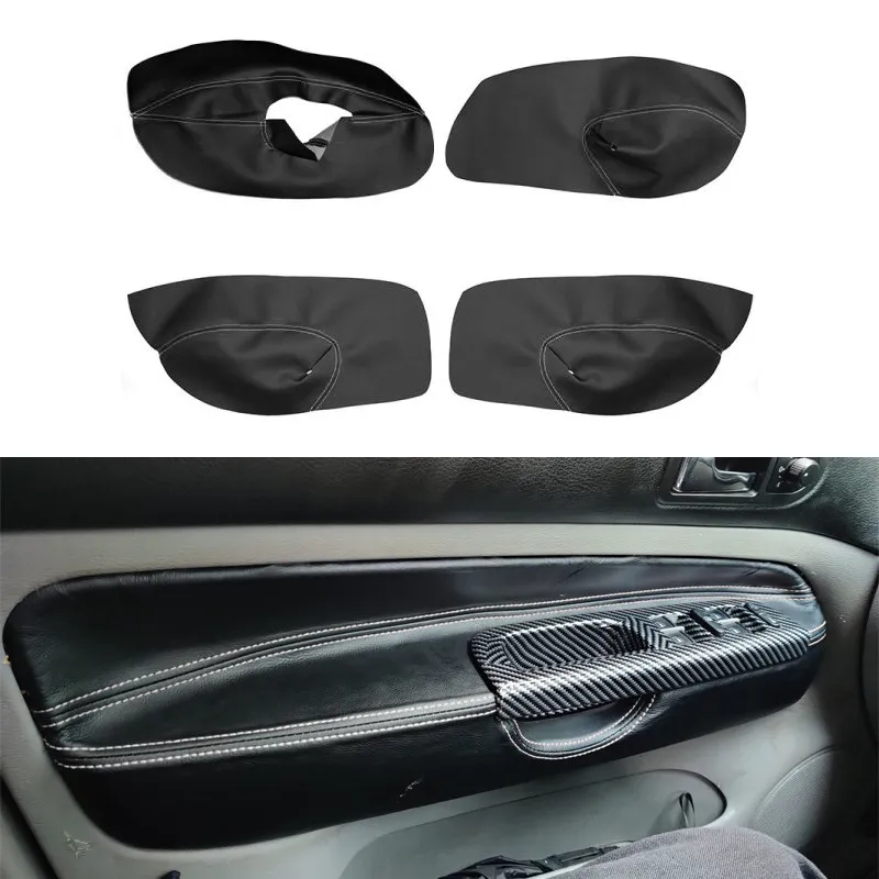 Cubierta de cuero para reposabrazos VW Golf IV/Bora/Jetta 4 puertas