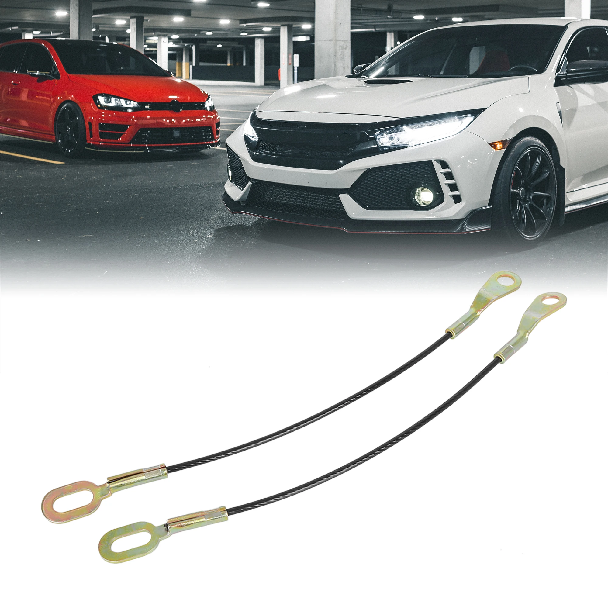 UXCELL Cables de soporte de elevación de puerta trasera para Ford para Ranger Thunderbird 2011-2019 2 piezas