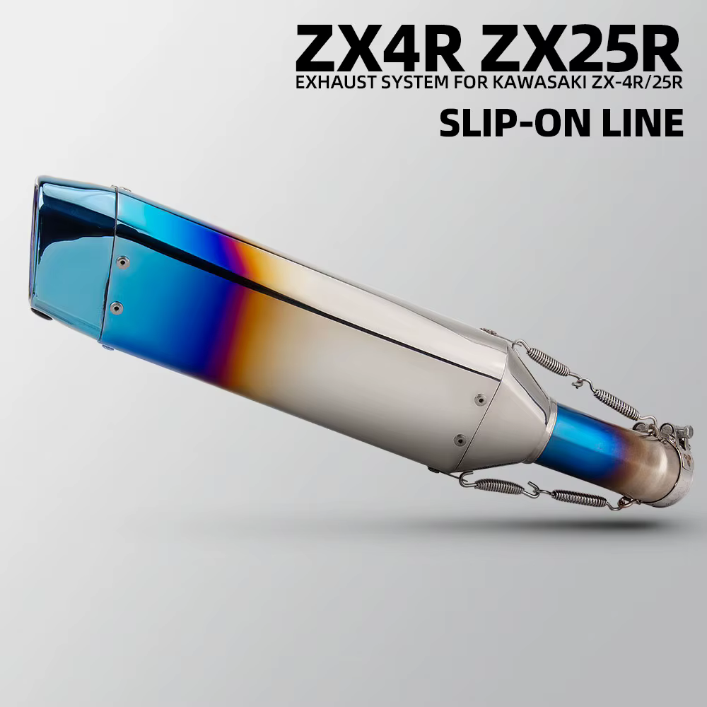 Línea de escape con DB Killer para Kawasaki ZX-25R/RR y ZX-4R/RR