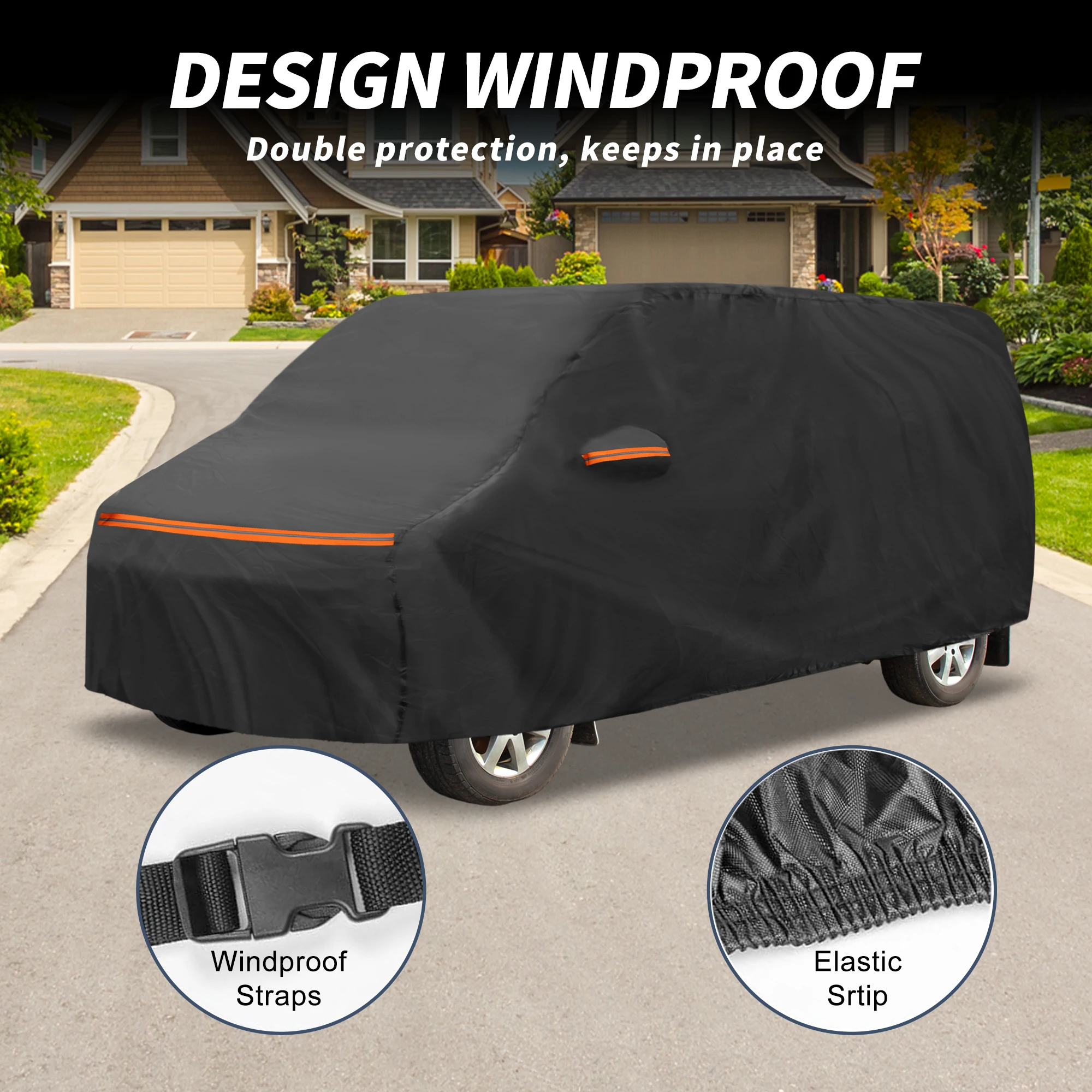 Autohaux funda impermeable Nissan Serena, aluminio y algodón - imagen 4