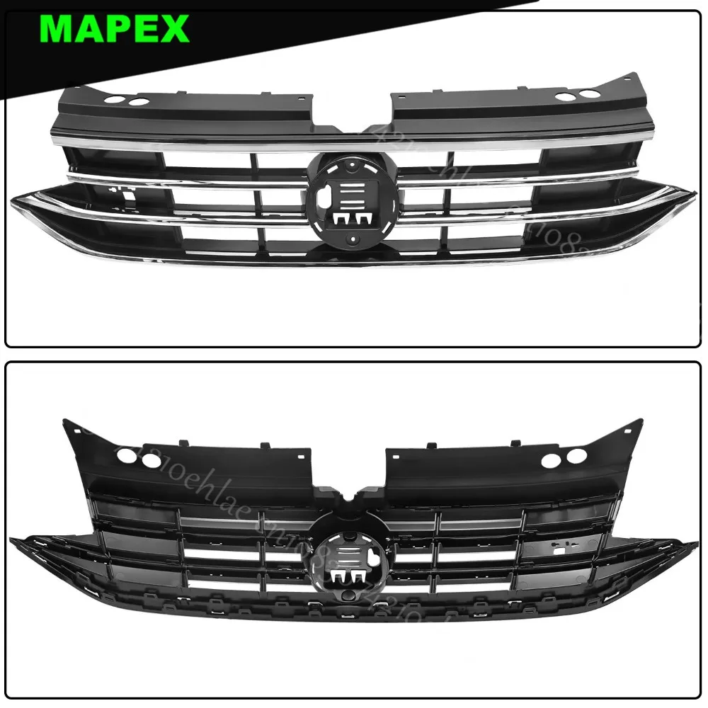Parrilla delantera cromada para VW Tiguan 2022-2024 - imagen 3
