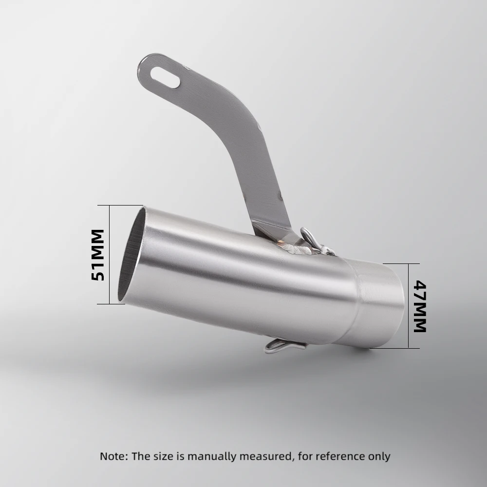 Kit de actualización del sistema de escape de motocicleta, tubo de conexión de calibre 51mm, reajuste de escape, silenciador de calidad para QJMOTO RACE 800 RR - imagen 3