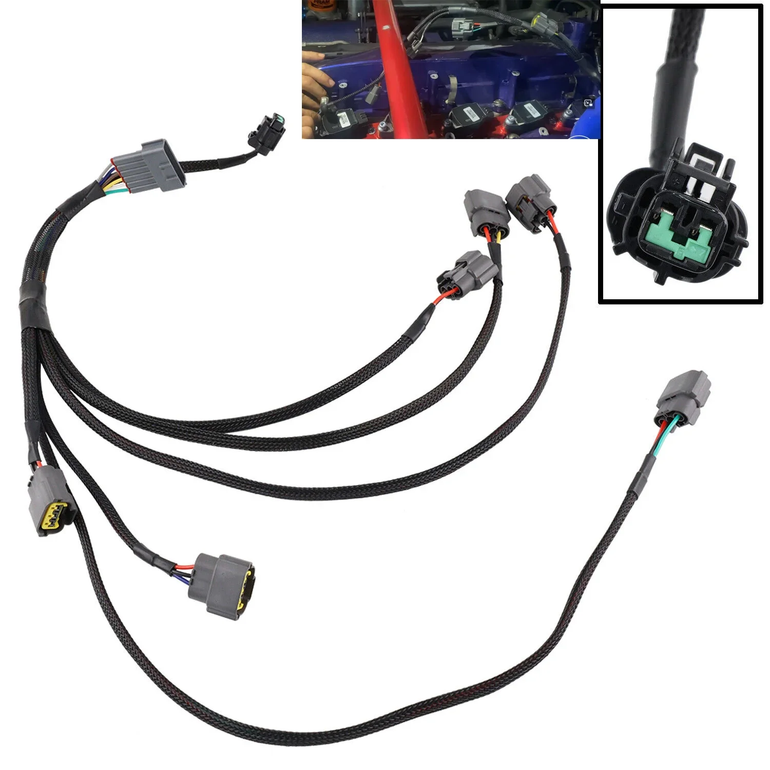 Kit bobinas encendido R35 con arnés – Nissan Skyline R33 GTR RB26DETT - imagen 2