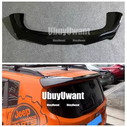 Alerón trasero de techo FRP negro mate para Jeep Renegade 2016-2023
